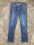 White House Black Market Slim Jeans 4R Blue Stretch Denim