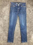 White House Black Market Slim Jeans 4R Blue Stretch Denim