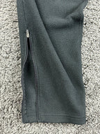 REI Vintage Polartec Fleece Pants Mens M Black Zip Pockets Ankle Zips