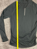 Nike Running Dri Fit Womens 1/4 Zip Pullover Jacket Thumbholes Black Large