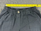 Amour Vert Pants S Black Organic Cotton Modal Jogger Tapered High Rise Pocket US