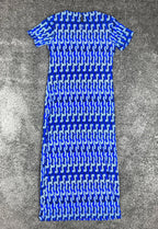 Donna Morgan Maxi Dress Women's Blue & White Size 2