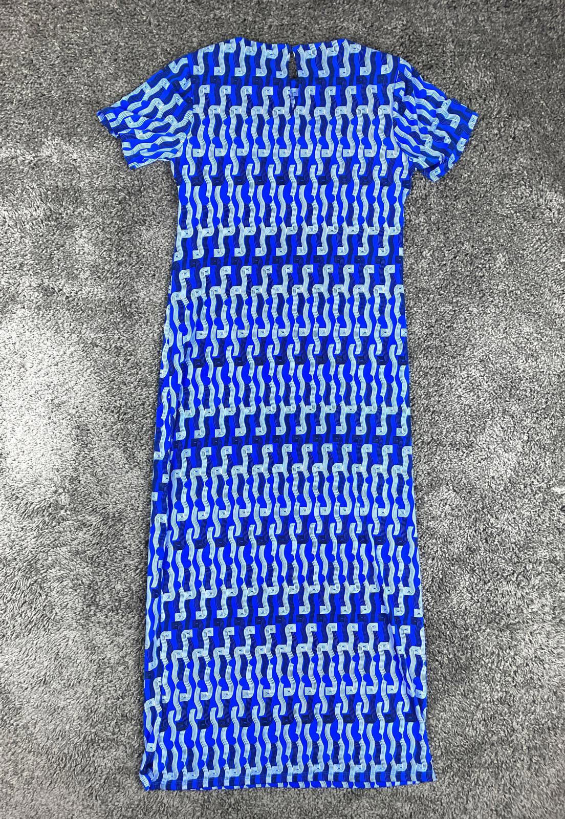 Donna Morgan Maxi Dress Women's Blue & White Size 2