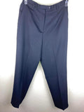 Pendleton 100% Virgin Wool Dress Pants Womens 10P Black Lined Pkts High-Rise