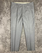 Joseph Abboud Dress Pants Zignone Men's Gray Italy Super 110's 100% Wool Size 38