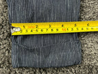 Athleta Stripe Bali 100% Linen Pants Womens Blue Stripe Drawstring Cuffed Sz 0