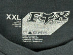 Fox Racing Mens Graphic T Shirt Size XXL Black Red Logo Motocross Y2K Dirt Bike