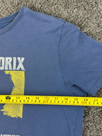 GAP Mens Jimi Hendrix 1967 Experience Graphic T Shirt Medium M Blue Rock Band