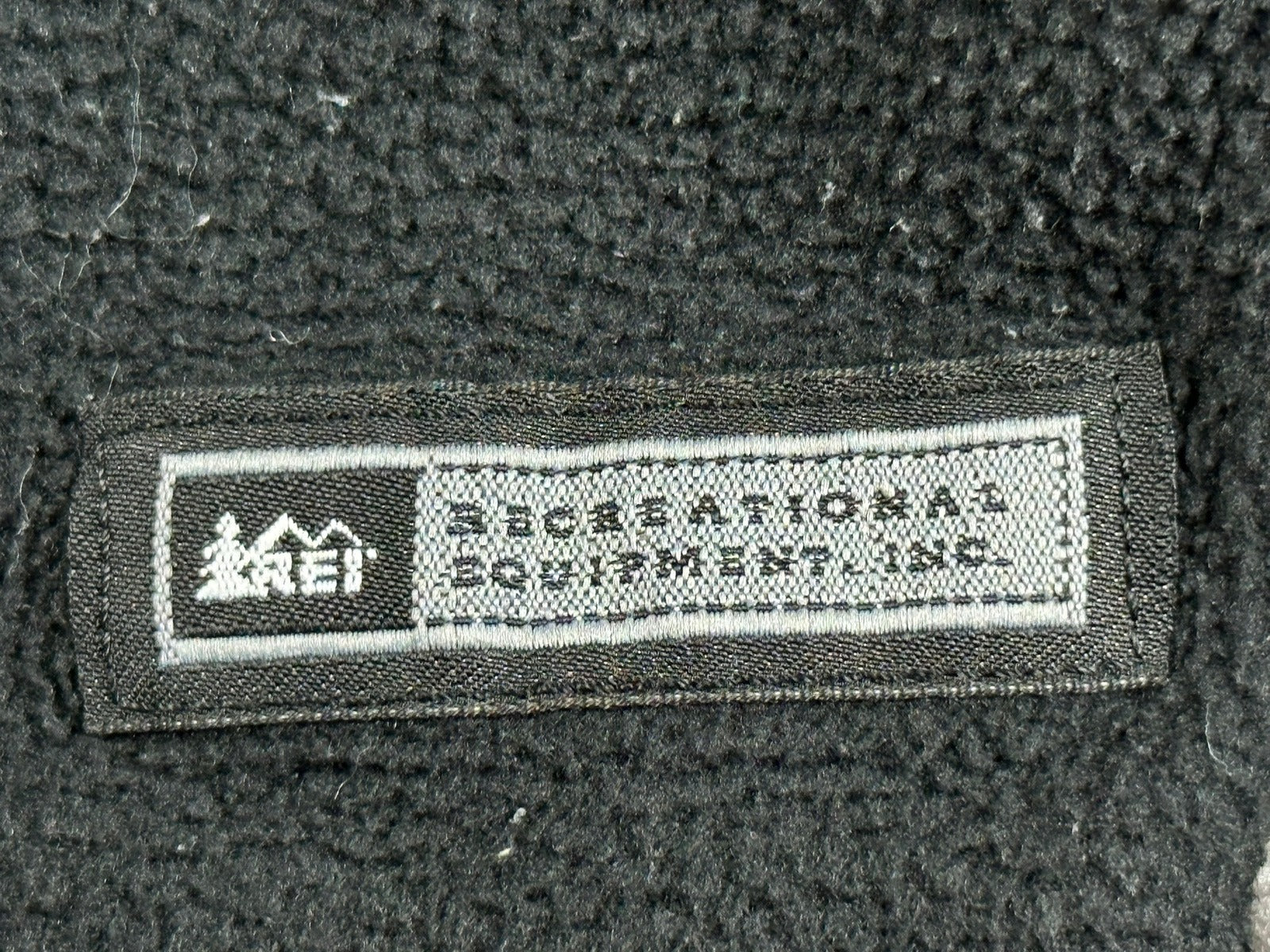 REI Vintage Polartec Fleece Pants Mens M Black Zip Pockets Ankle Zips