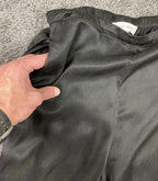 Bella Dahl Womens Black Wide Leg Pants High Waist Cupro Rayon Silky Pockets Sz M