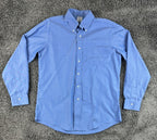 Brooks Brothers Regent Mens 16.5/35 Blue Non Iron Supima Cotton Dress Shirt