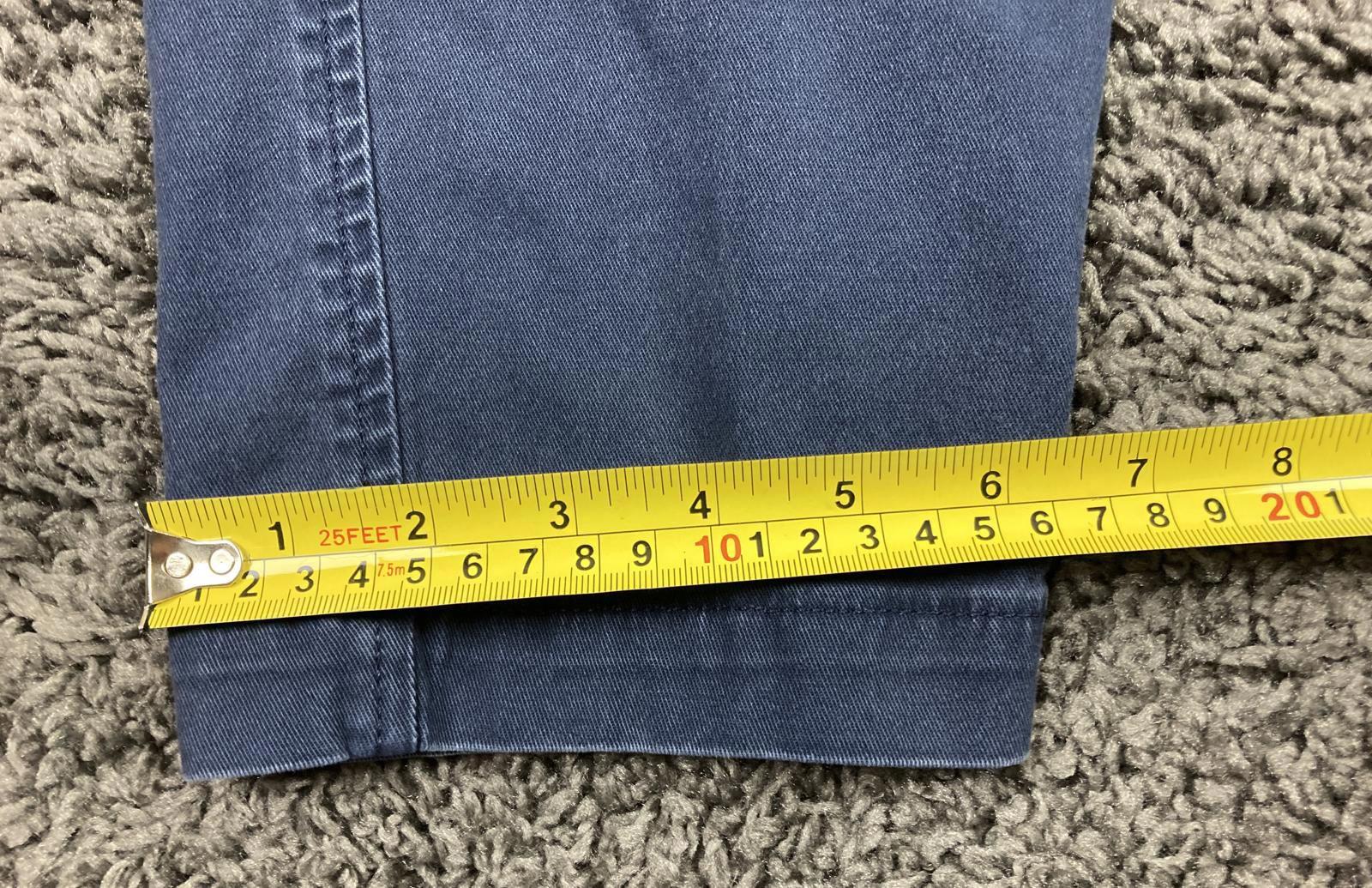 Levi's XX Chino Standard Taper Pants Mens Dark Slate Blue Cotton Stretch 33x31
