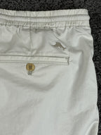 Tommy Bahama Mens XXL Boracay Shorts Cream Stretch Drawstring Elastic Waist