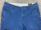 Bonobos Slim Fit Stretch Chino Pants Blue Men's Size 32x32 Zip Pocket