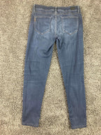 Paige Skyline Skinny Jeans Women Size 27 Blue Stretch Denim