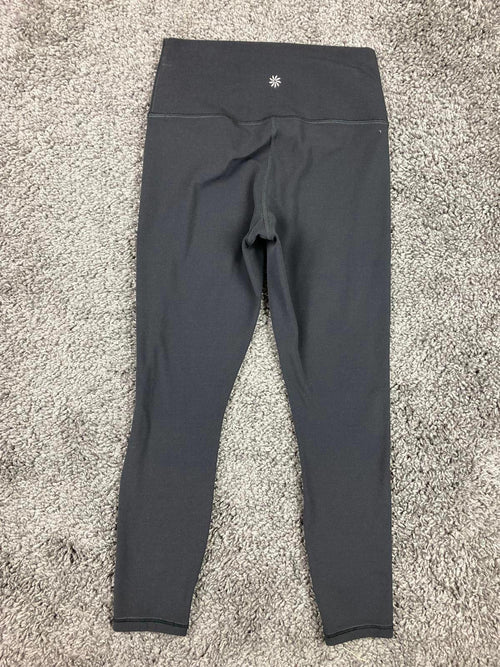 Athleta Transcend 7/8 Tight Leggings Black Yoga Pants Sz SP Small  Petite