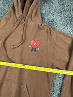Bad Bunny Un Verano Sin Ti Hoodie Brown Washed World Hottest Tour Merch Small S