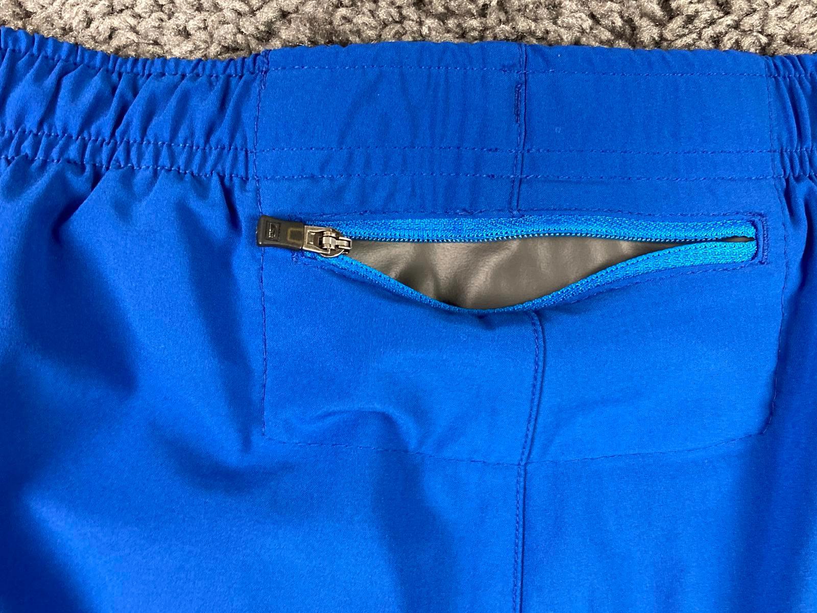 REI Co-op Mens Blue Lined Stretch Running Shorts Pockets Size L