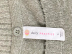 Daily Practice by Anthropologie Women Fair Isle Sweater Dress Small Sage Green