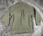 Field & Stream Mens XXL Olive Green Heavy Chamois Flannel Button Up Shirt