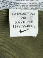Nike Mens 2XL Olive Green Club Jersey Pullover Lightweight Hoodie Shirt