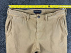 American Eagle Mens Tan Khaki 360 Extreme Flex Slim Chino Pants Stretch Sz 33x32
