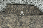 Rock Roll n Soul Mens Snakeskin Print Shirt Black Gold Button Up Shirt M NWT
