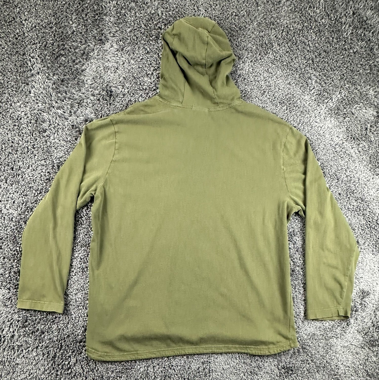 Nike Mens 2XL Olive Green Club Jersey Pullover Lightweight Hoodie Shirt