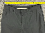 US Navy Military Mens Black Dress Trousers Pants 32R Poly Wool Uniform DLA