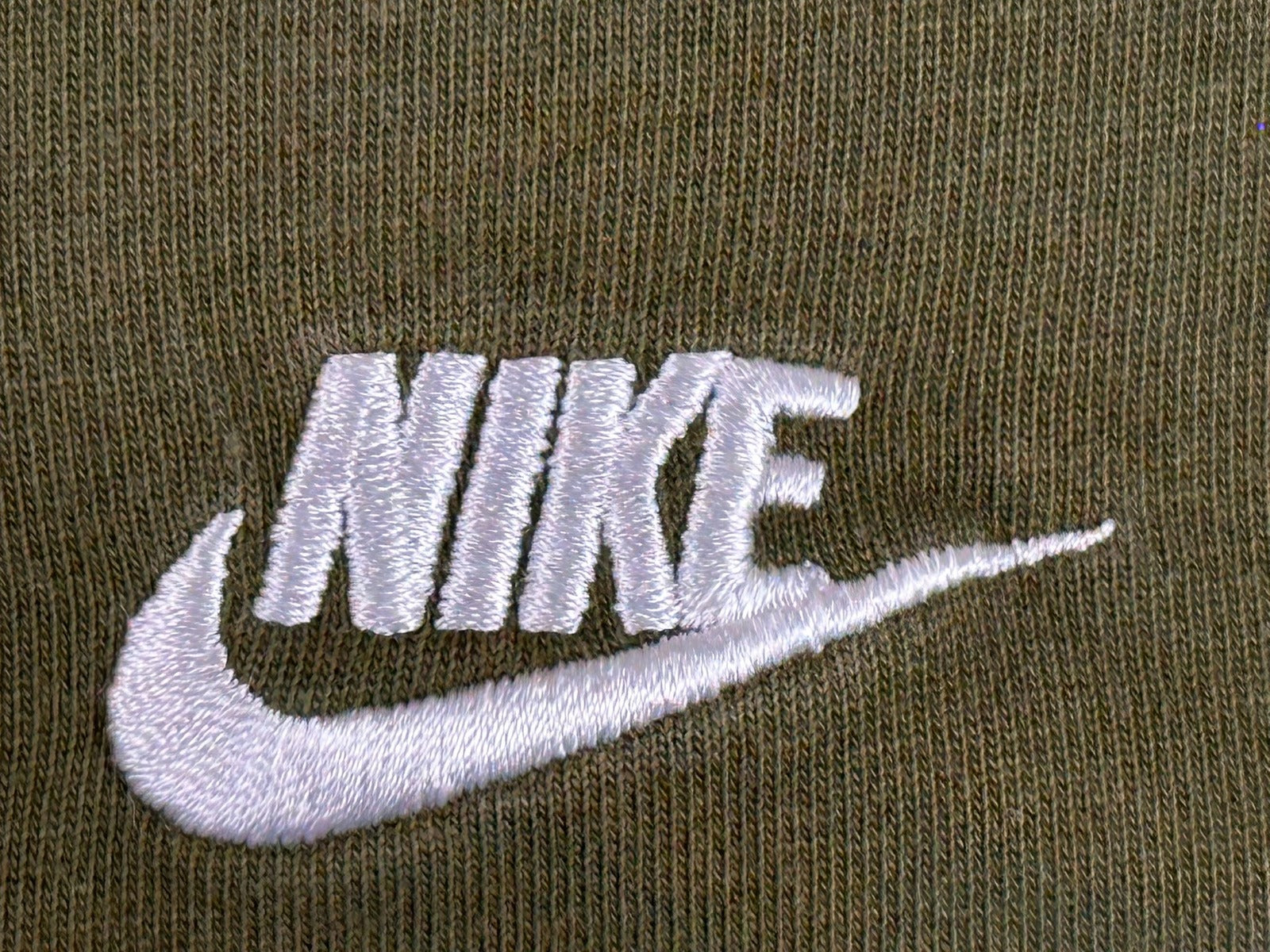 Nike Mens 2XL Olive Green Club Jersey Pullover Lightweight Hoodie Shirt