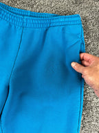 PANGAIA Track Pants Small Blue Organic Cotton Sweatpants Joggers Cuffed 365