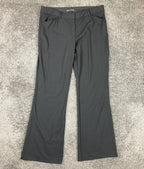 Elie Tahari Womens Virgin Wool Blend Flare Black Dress Pants Trousers Sz 14