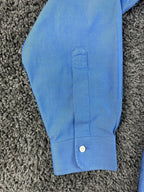 Brooks Brothers Regent Mens 16.5/35 Blue Non Iron Supima Cotton Dress Shirt