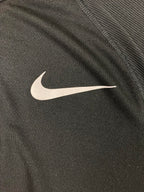 Nike Running Dri Fit Womens 1/4 Zip Pullover Jacket Thumbholes Black Large