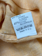 Elio Berhanyer for Artesanos Camiseros Cotton Blend Shirt 42 (L) Peach & Orange