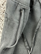 Lululemon Steady State Shorts 5" Black Mens L Sweat Shorts Fleece Zip Pockets