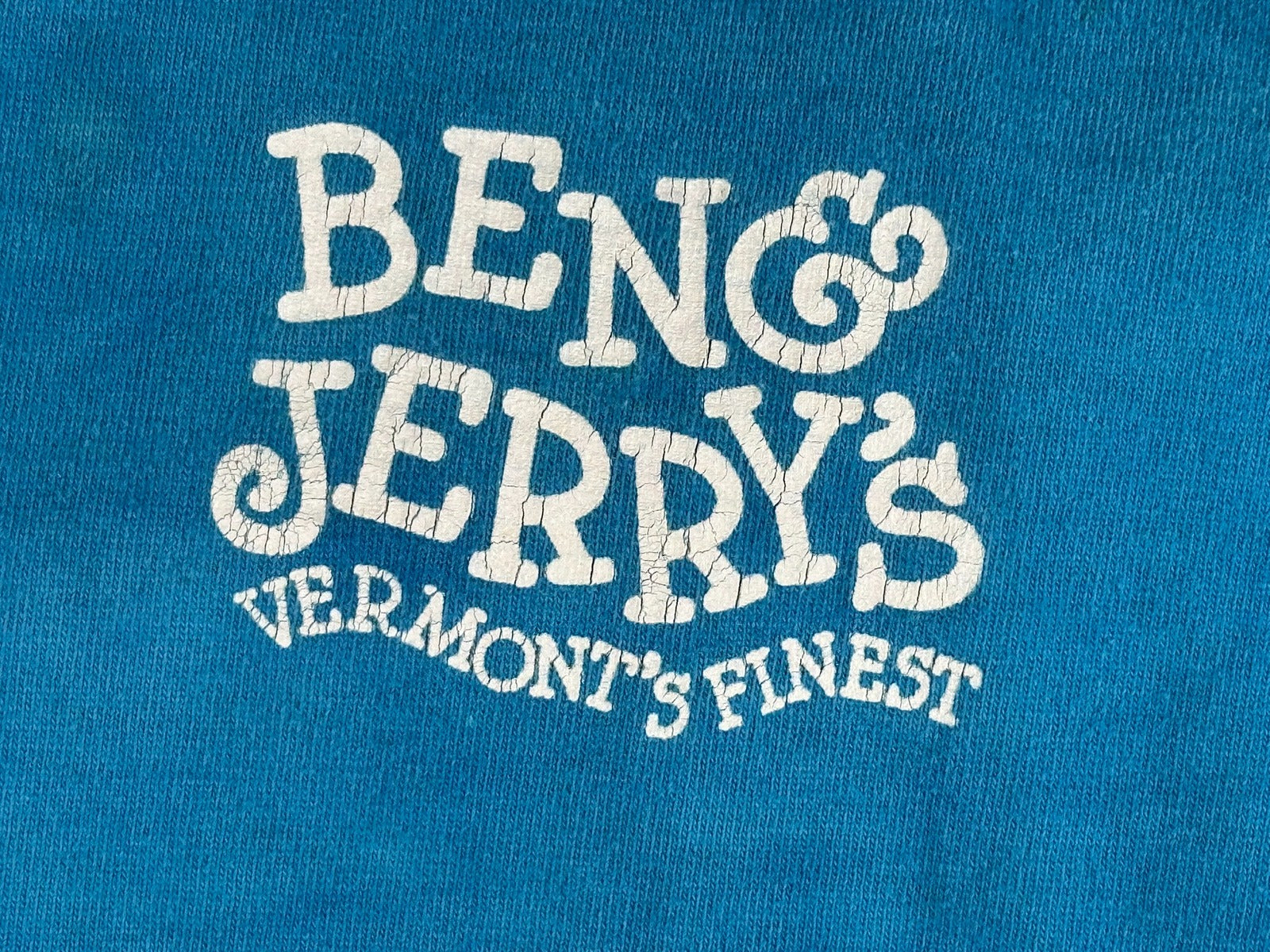 Vintage Ben & Jerrys Ice Cream Shirt Long Sleeve Tie Dye Mens Medium Y2K 90s