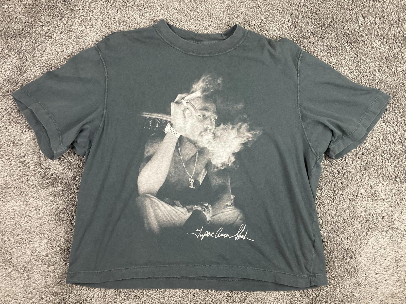 Abercrombie & Fitch Tupac Amaru Shakur Chi Modu Photo T Shirt Black Size L