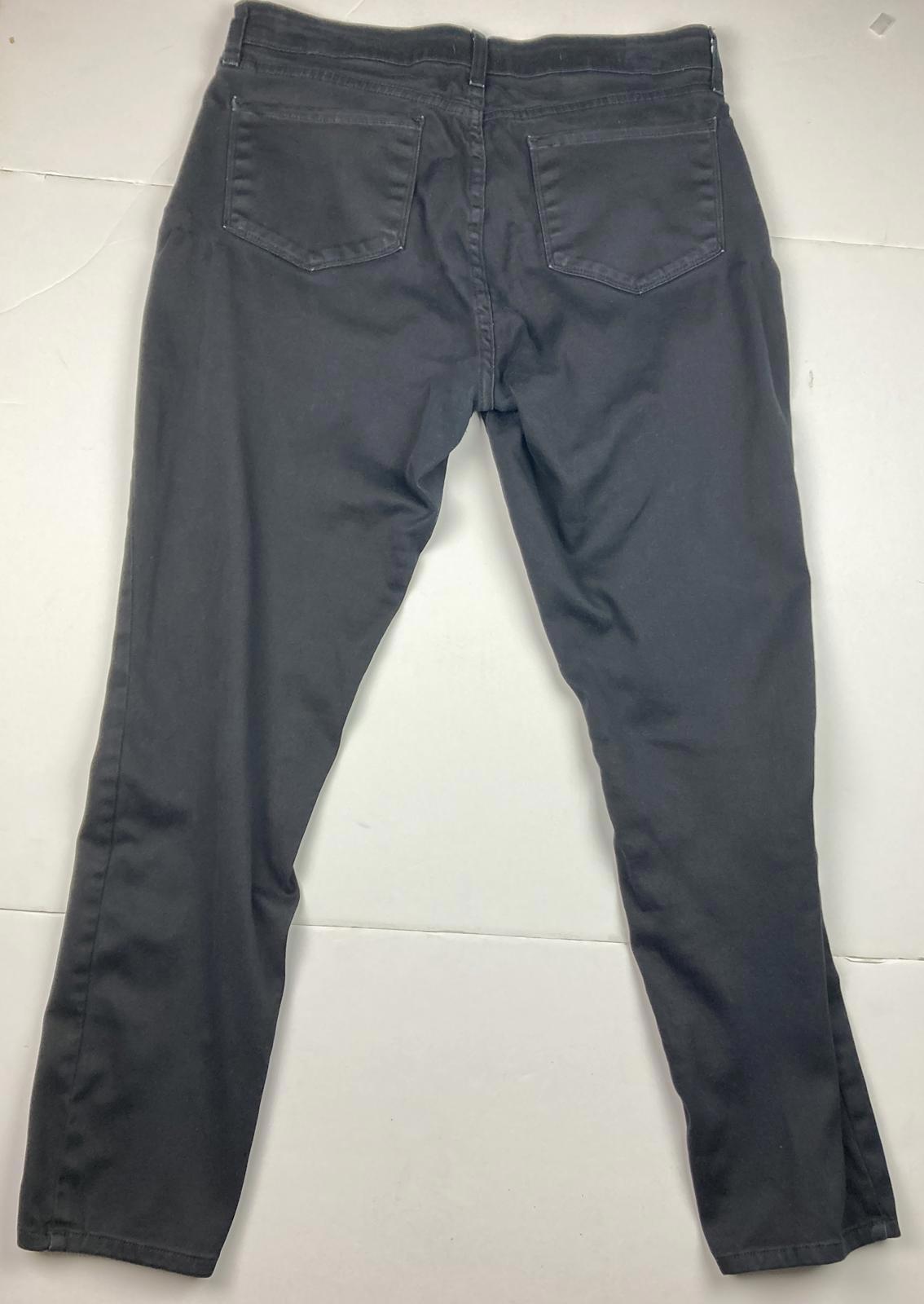 NYDJ Alina Legging Jeans Women’s Size 14 Black Lift Tuck Skinny Stretch Mid Rise