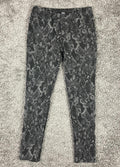 Sanctuary Grease Leggings Black Charcoal Snake Print Skinny Stretch Pants  Sz S