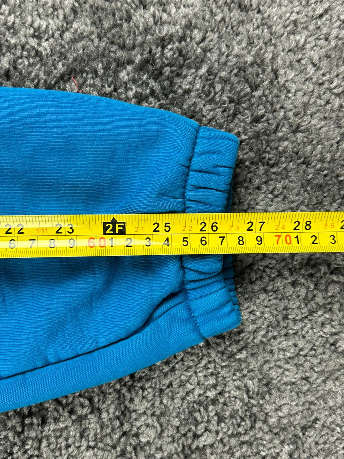 PANGAIA Track Pants Small Blue Organic Cotton Sweatpants Joggers Cuffed 365