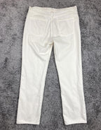 Agolde Lana Jeans Men 32 White 100% Cotton Made in Turkey Style A140-1183 Flaws
