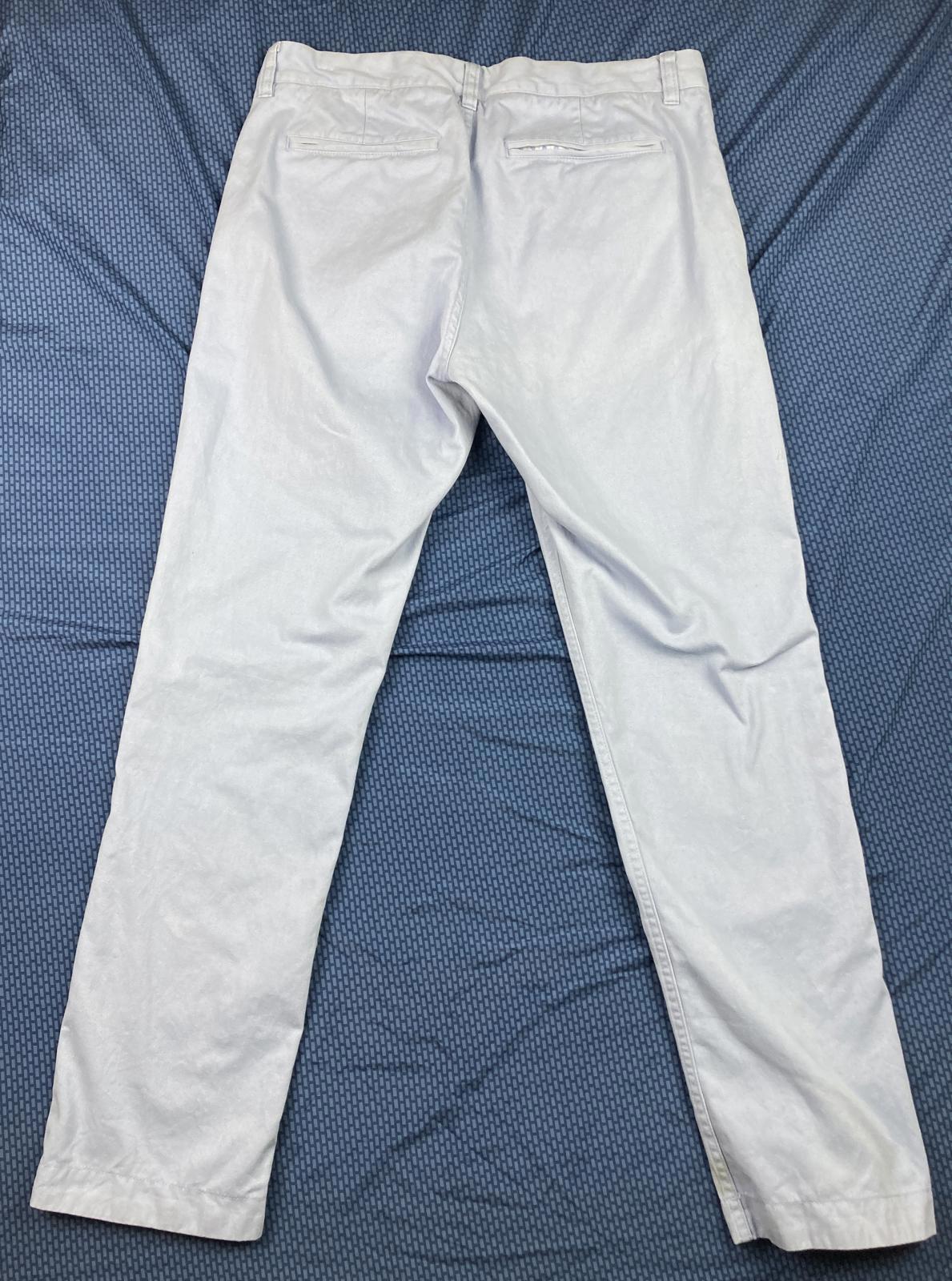 TAYLRD Men’s Slim Fit Chino Pants Sz 31x32 Lt Blue Cotton Casual Dress Trouser