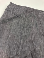 White House Black Market Linen-Blend Pencil Skirt Lined Gray Fleck Women’s Sz 12