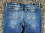 KUT from the Kloth Kelsey Flare Jeans Womens 16P High Rise Stretch Raw Hem