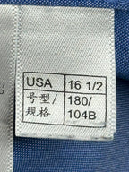 Brooks Brothers Regent Mens 16.5/35 Blue Non Iron Supima Cotton Dress Shirt