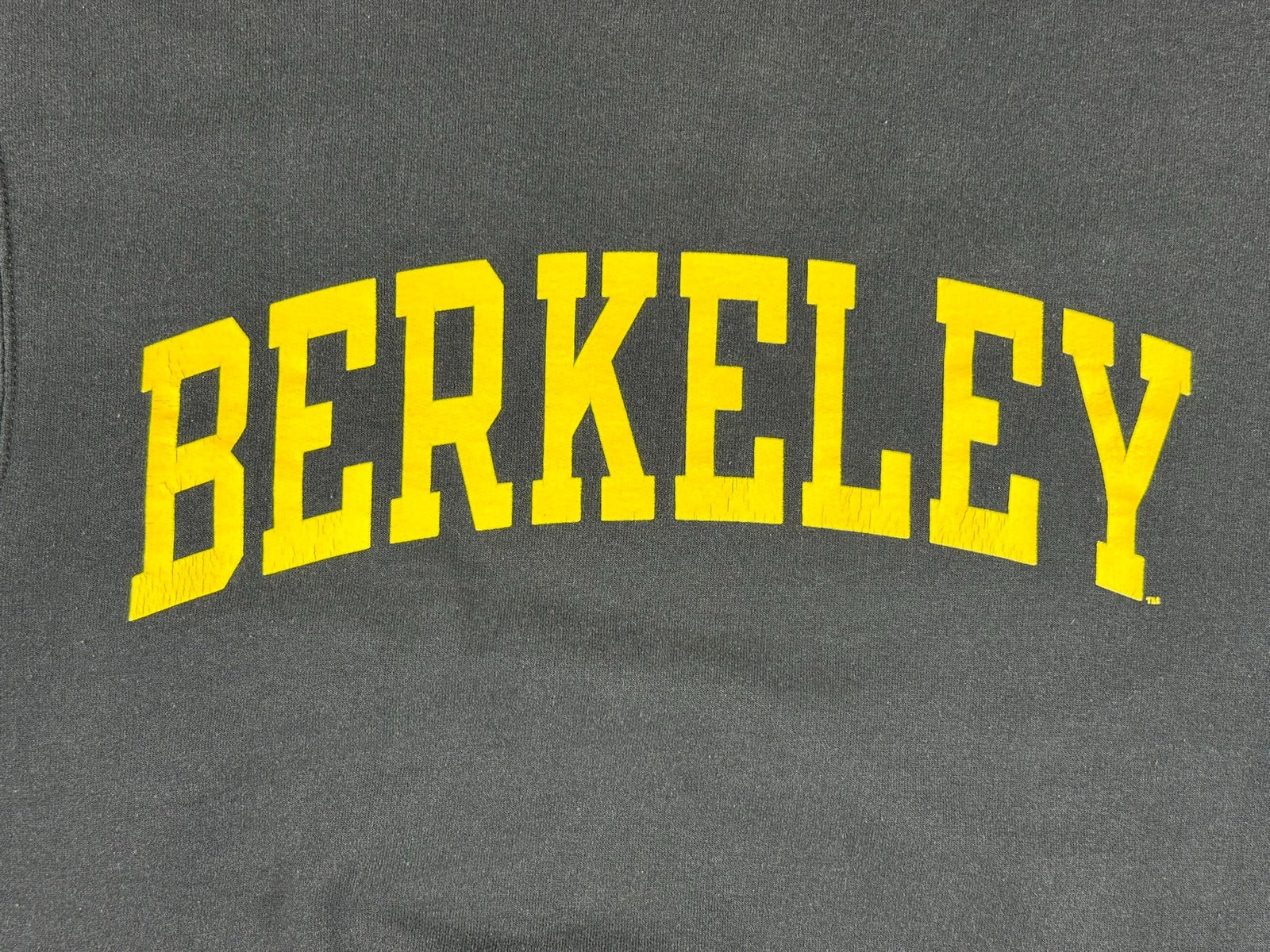 Champion UC Berkeley Mens Small Sweatshirt Navy Gold Eco Fleece Crewneck Y2K