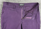 Joe Bananas Mens Chinos Pants Purple Size 36x29 Trousers Slacks Cotton