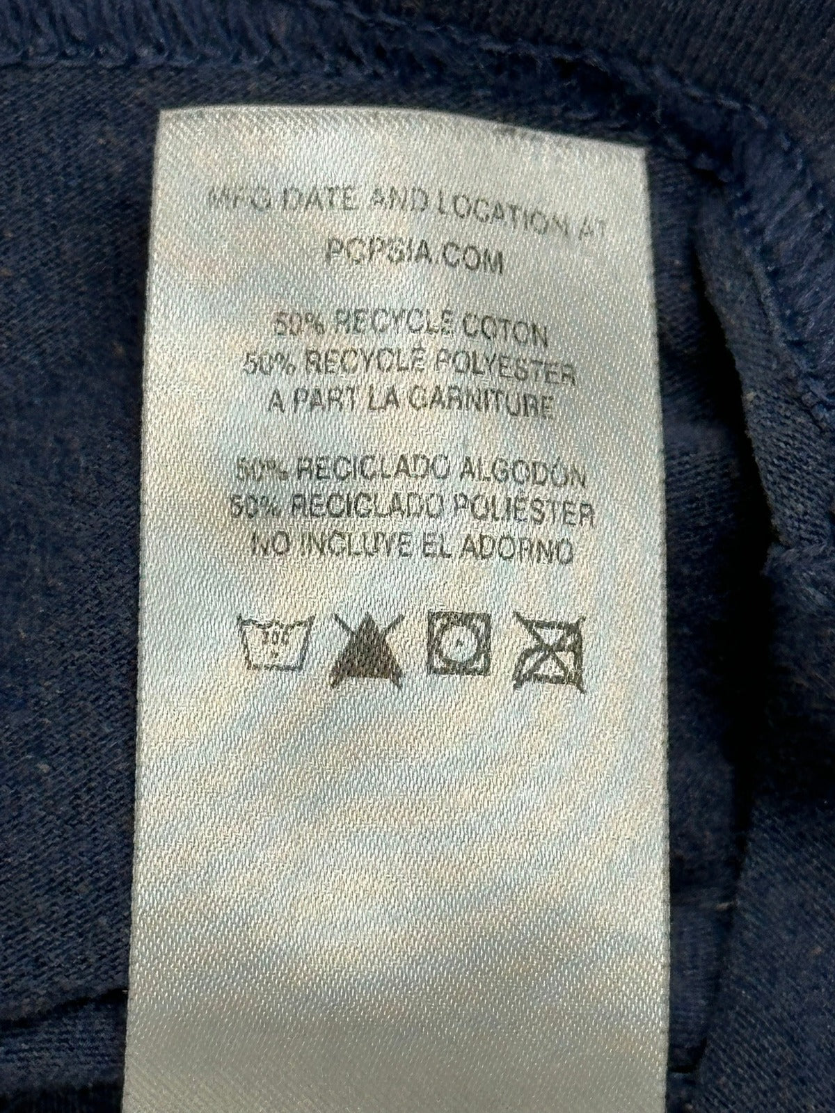 Patagonia Mens Large Blue Live Simply Electric Vehicle Organic Cotton T Shirt