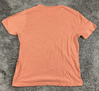 Hurley Mens XL Orange Heather Hexagon Sunset Logo Graphic T-Shirt Premium Fit
